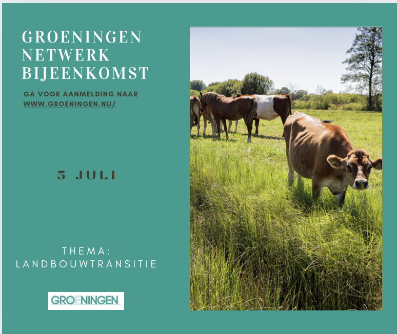 5 juli: netwerkbijeenkomst Groeningen