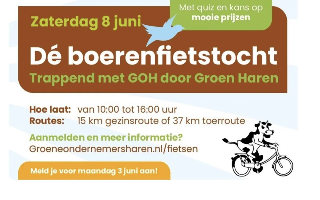 Boerenfietstocht door Groen Haren